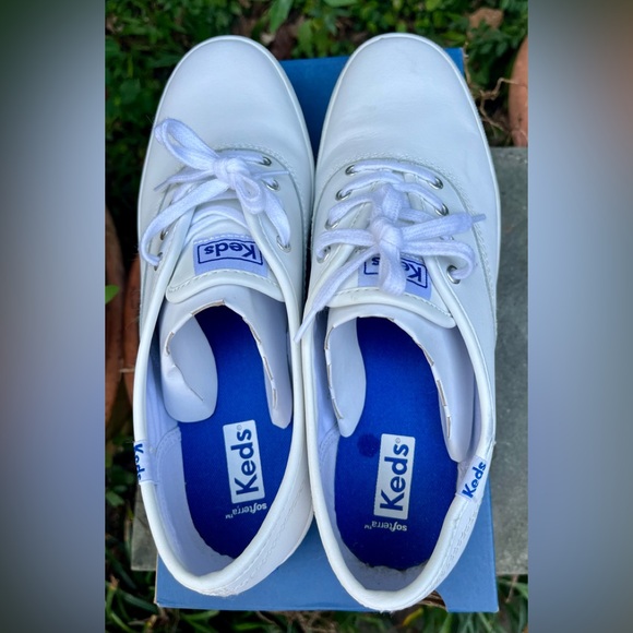 Keds LEATHER women’s Champion White Sneakers - display model - Picture 3 of 8